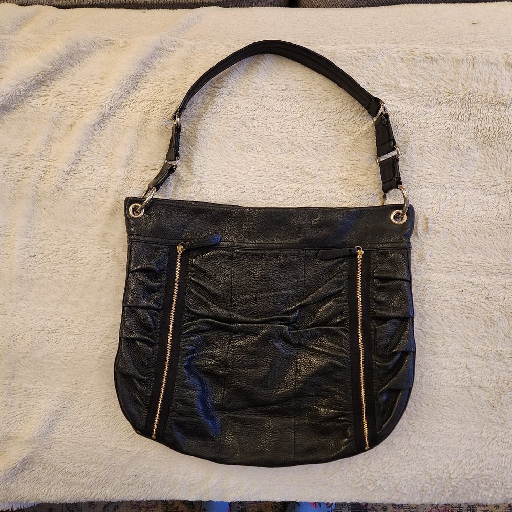 Black pebble leather Cole Haan Y2K Purse